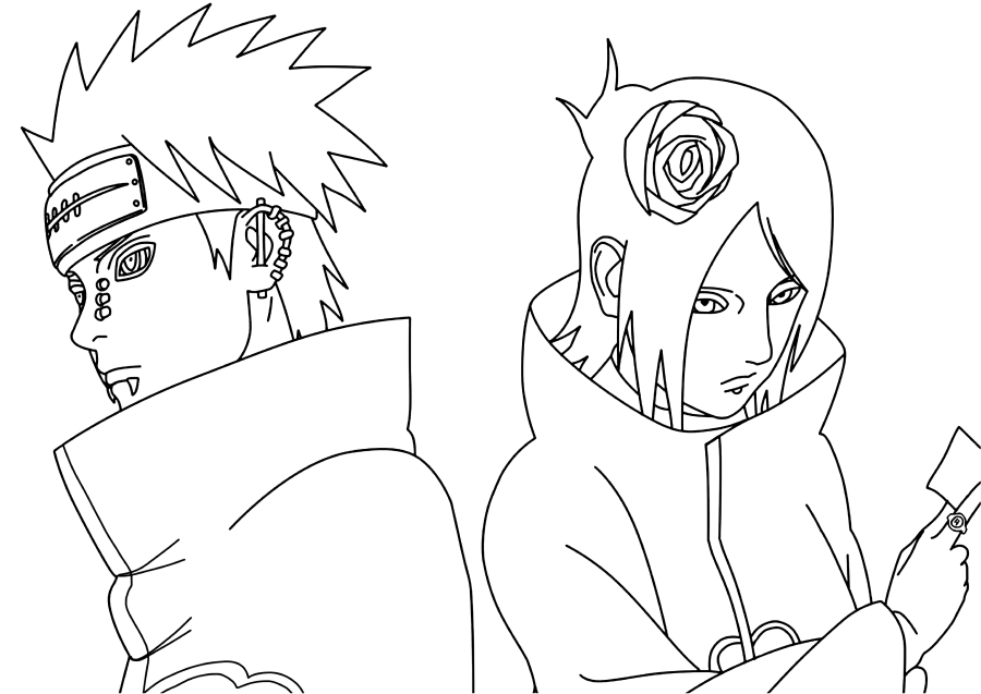 Kakashi and Naruto